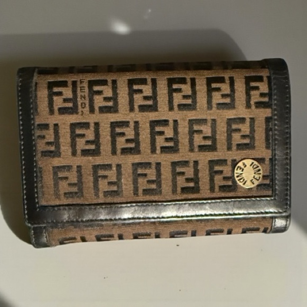Fendi Zucca Monogram Canvas Bifold Wallet